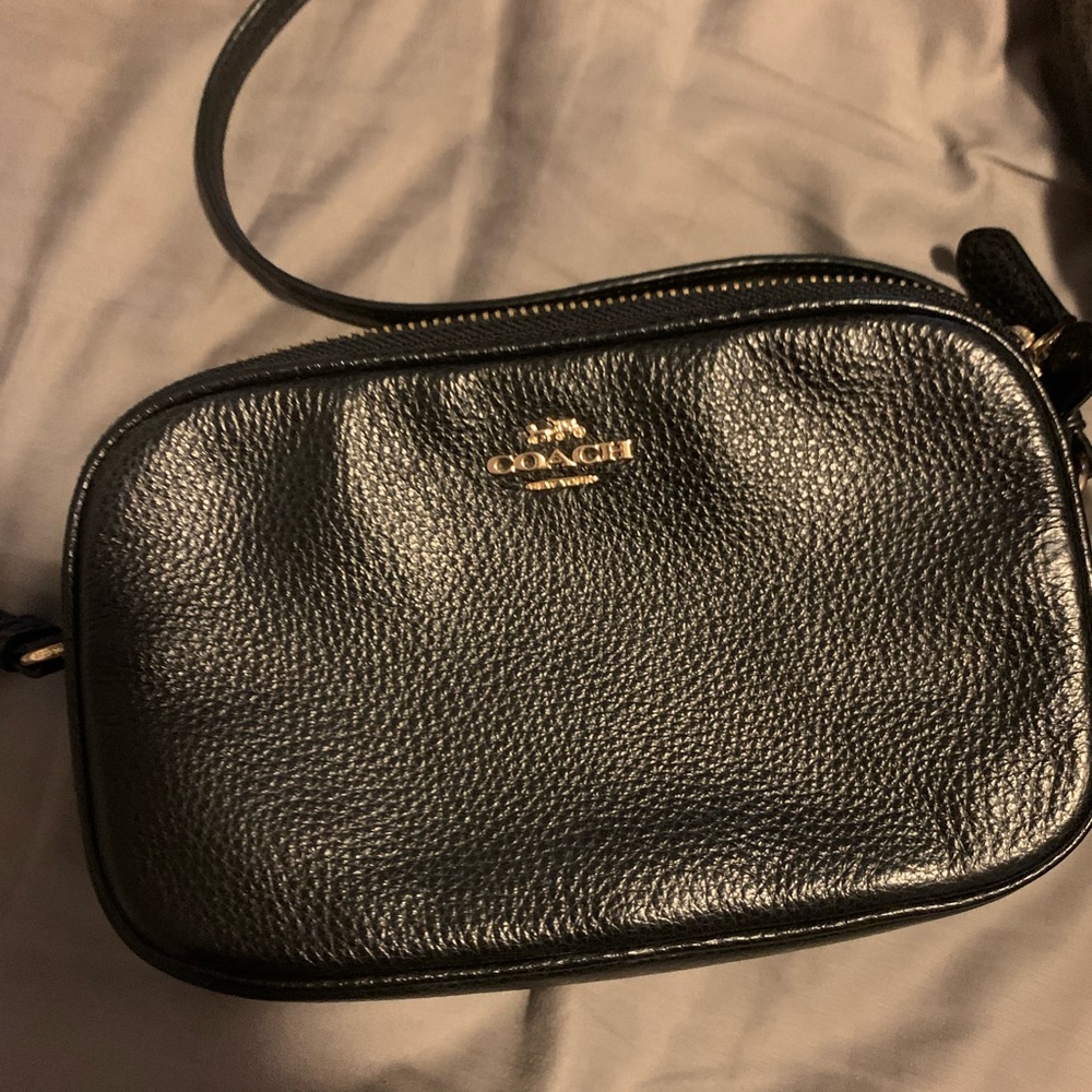 Black coach purse